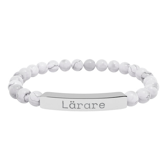 Lärare - Armband med natursten
