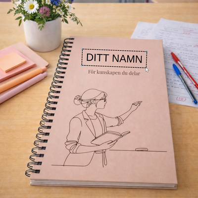 Personliga anteckningsböcker till lärare