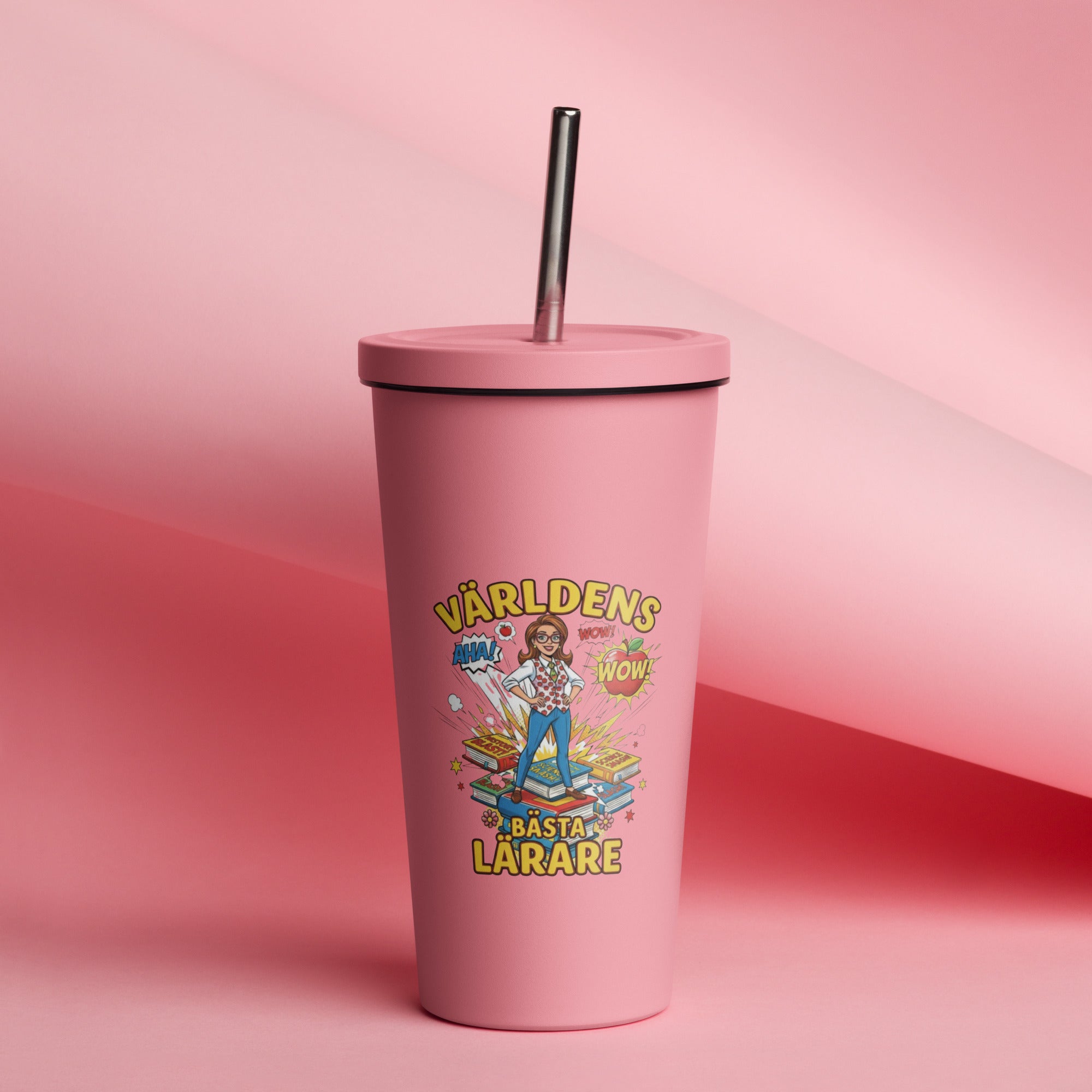 Glas och drickmuggar till lärare