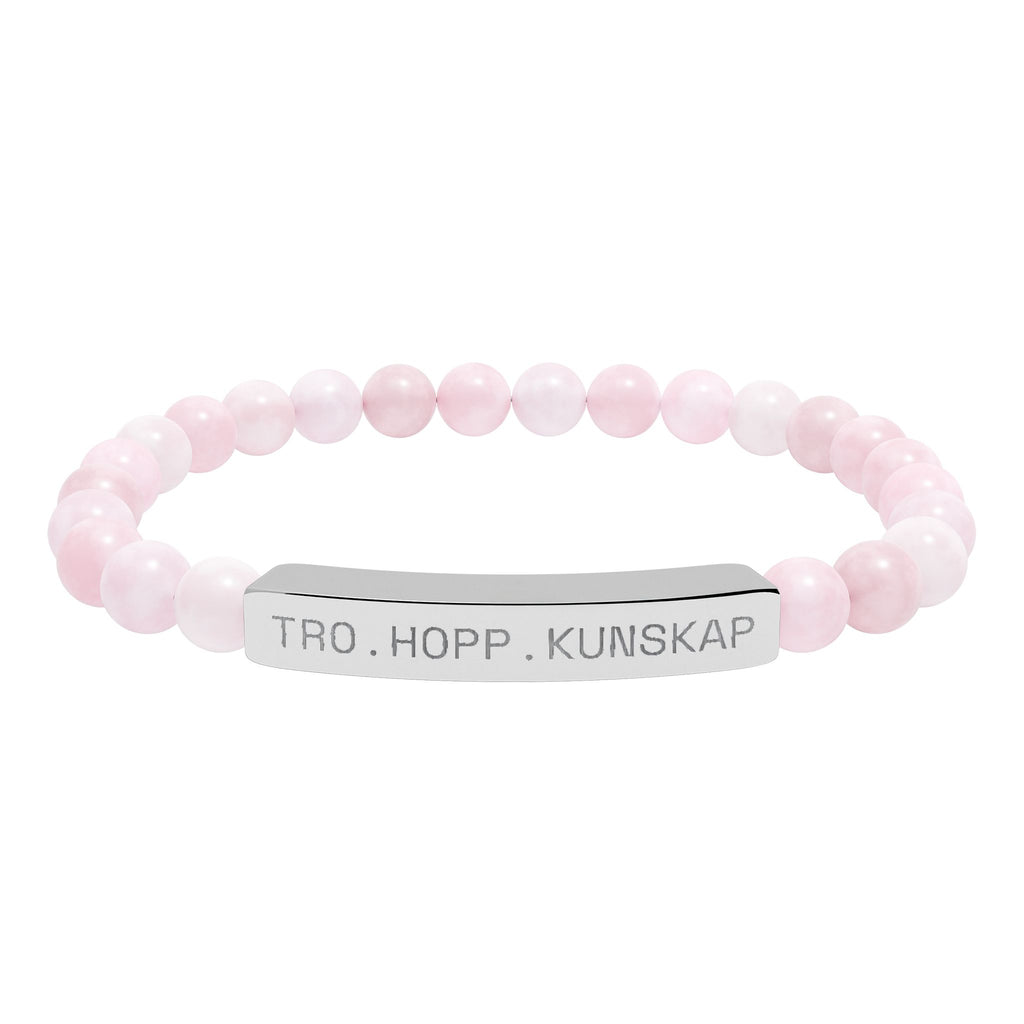 Tro.hopp.kunskap - Armband med natursten