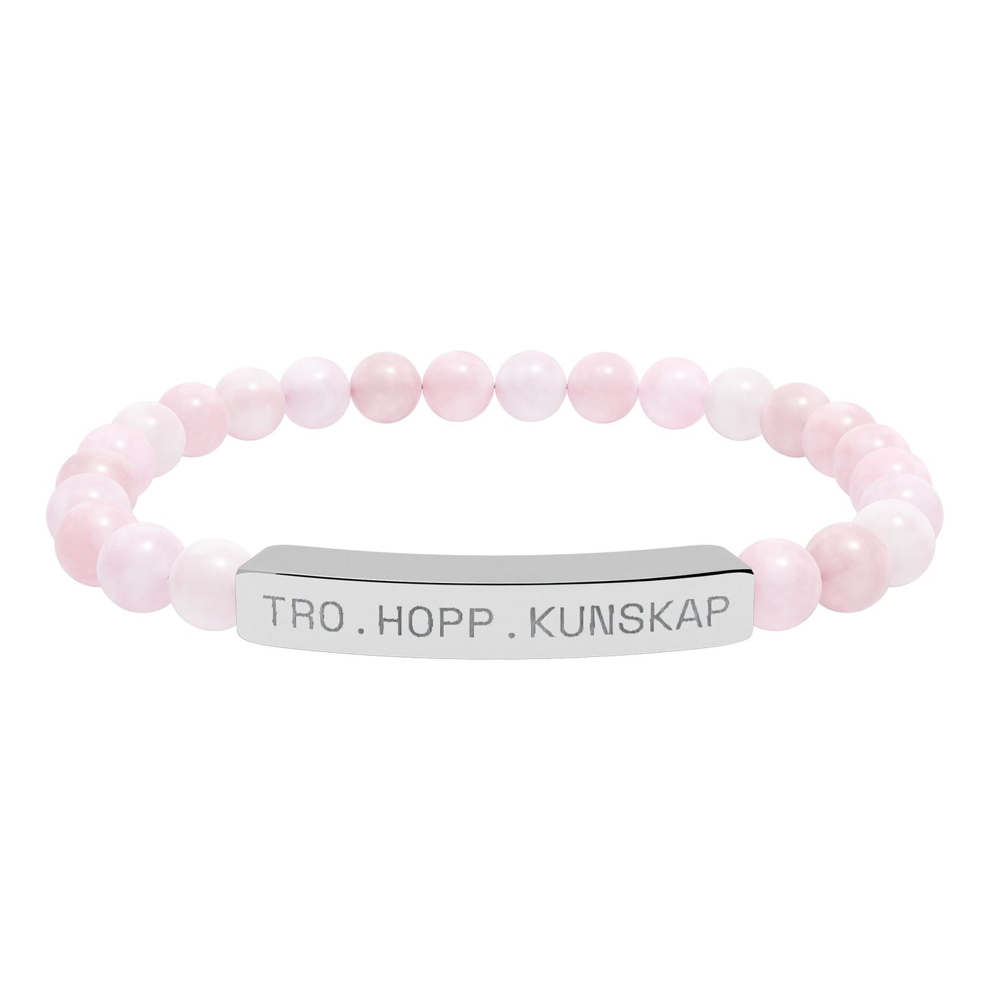 Tro.hopp.kunskap - Armband med natursten
