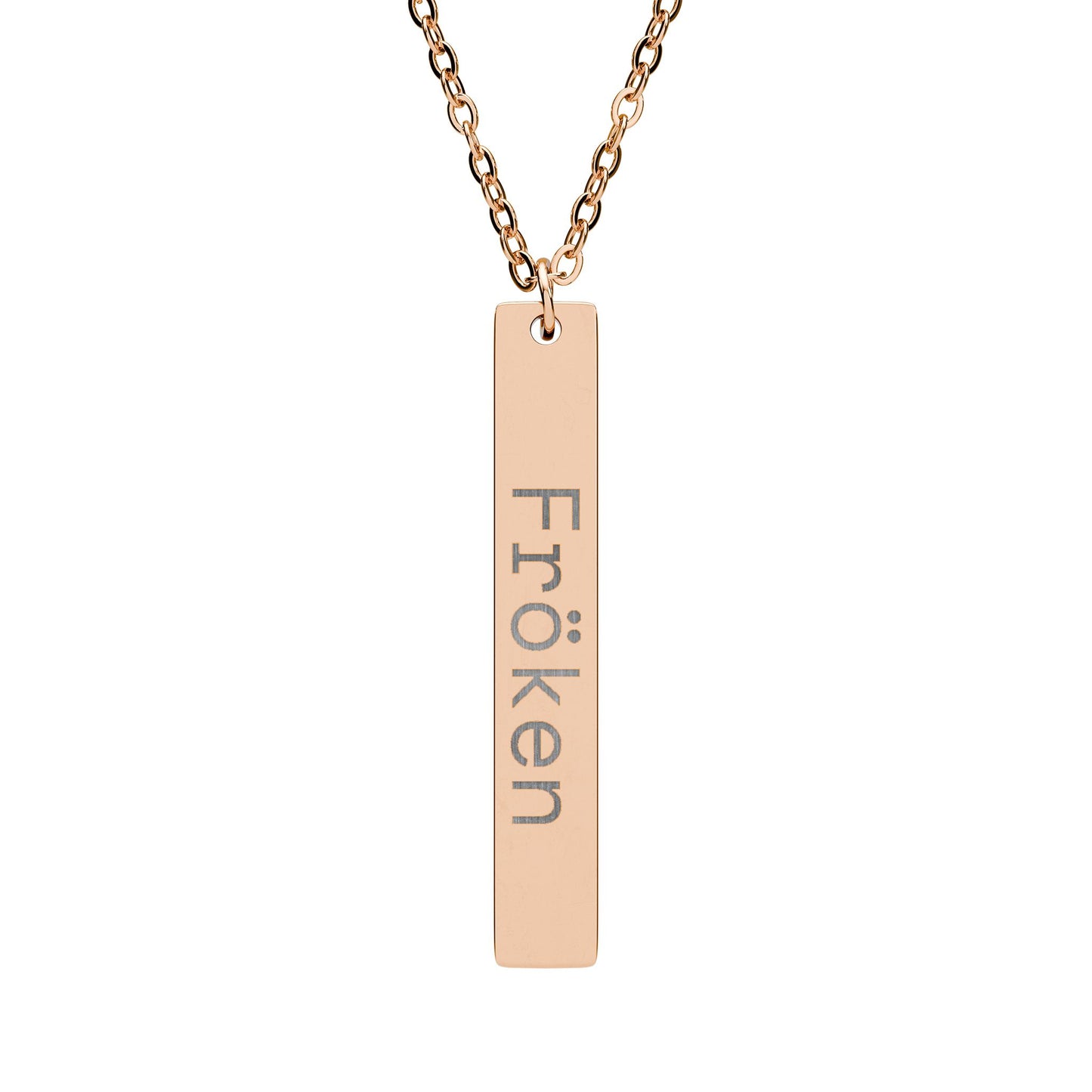 Fröken - Vertikalt stavhalsband