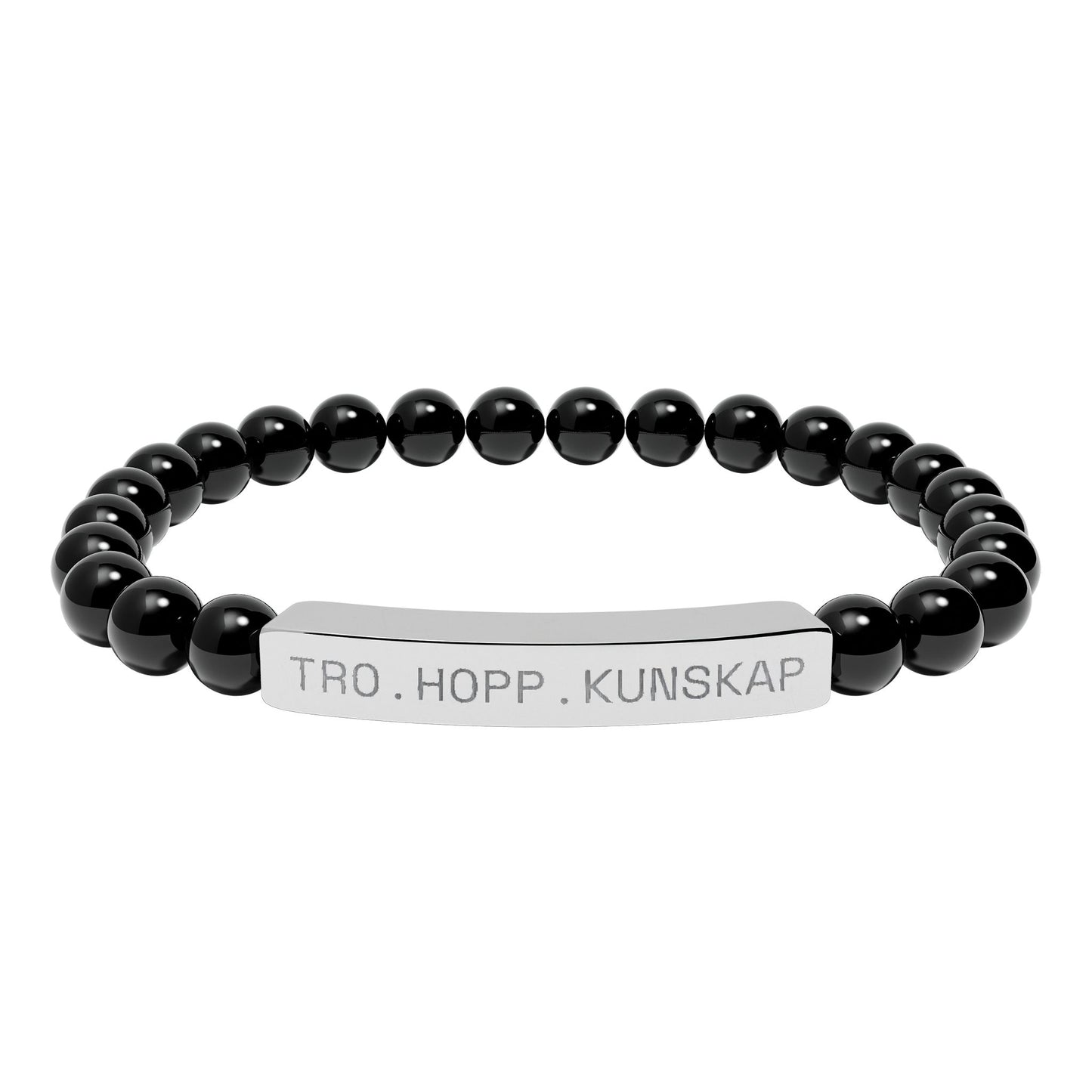 Tro.hopp.kunskap - Armband med natursten