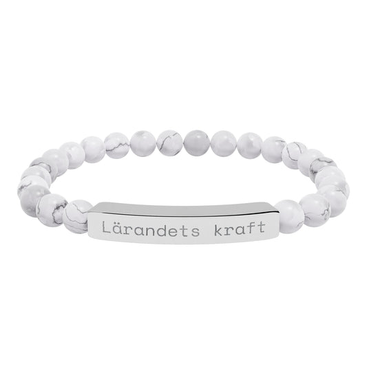 Lärandets kraft - Armband med natursten