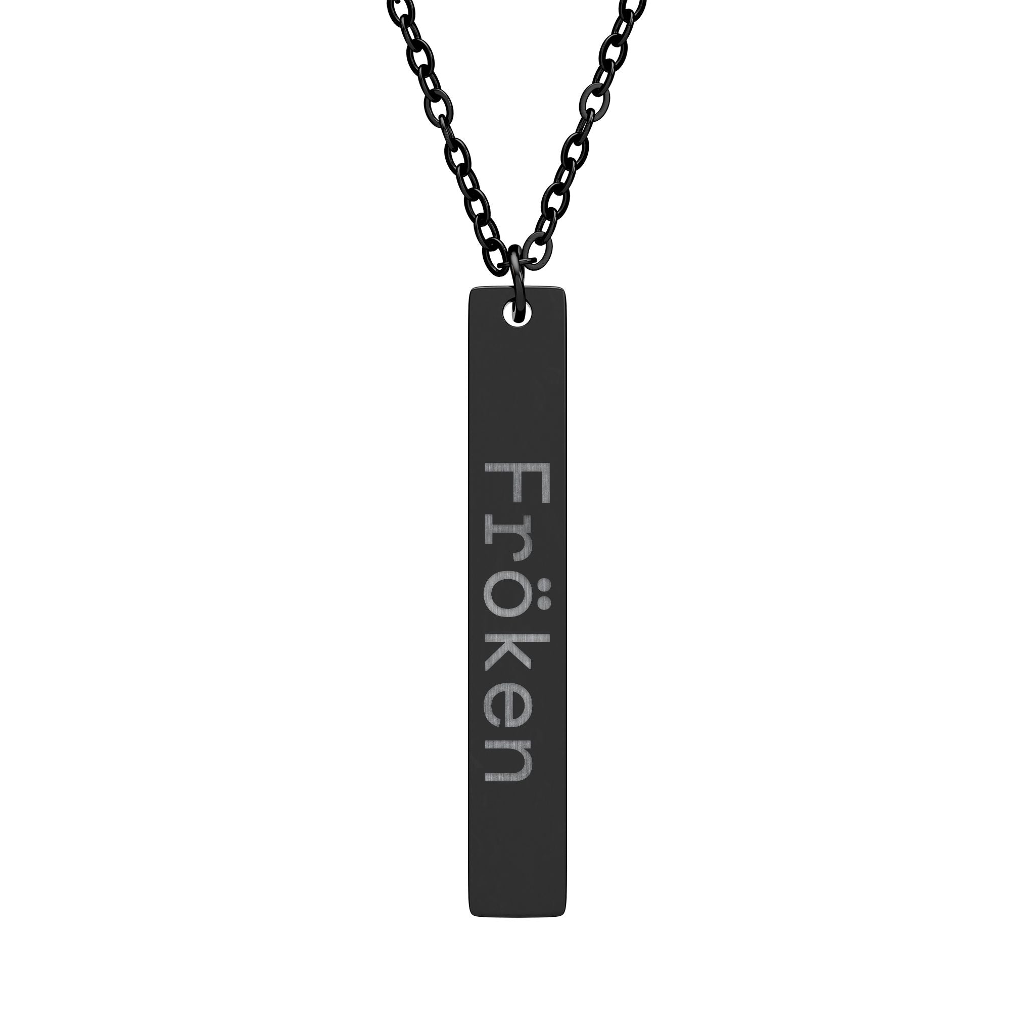 Fröken - Vertikalt stavhalsband