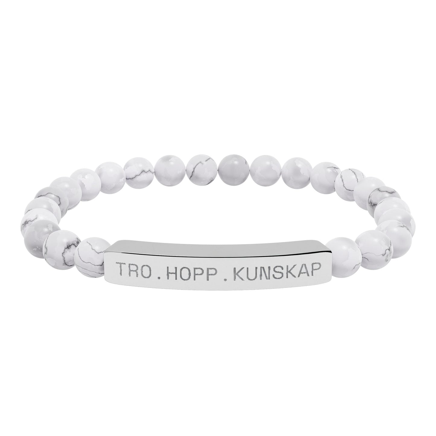 Tro.hopp.kunskap - Armband med natursten