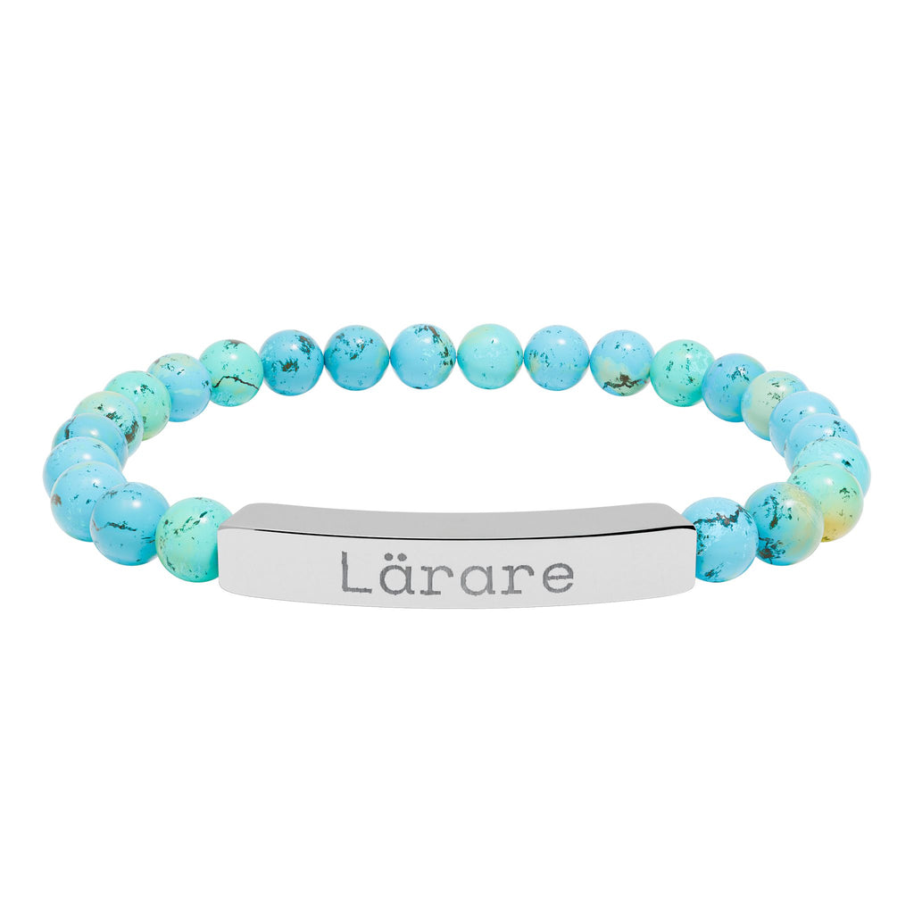 Lärare - Armband med natursten