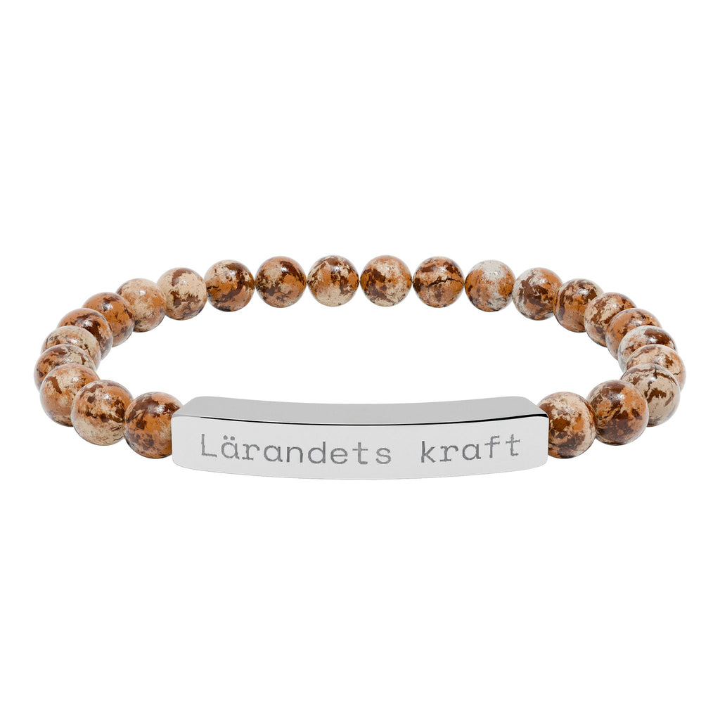 Lärandets kraft - Armband med natursten