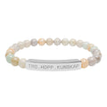 Tro.hopp.kunskap - Armband med natursten