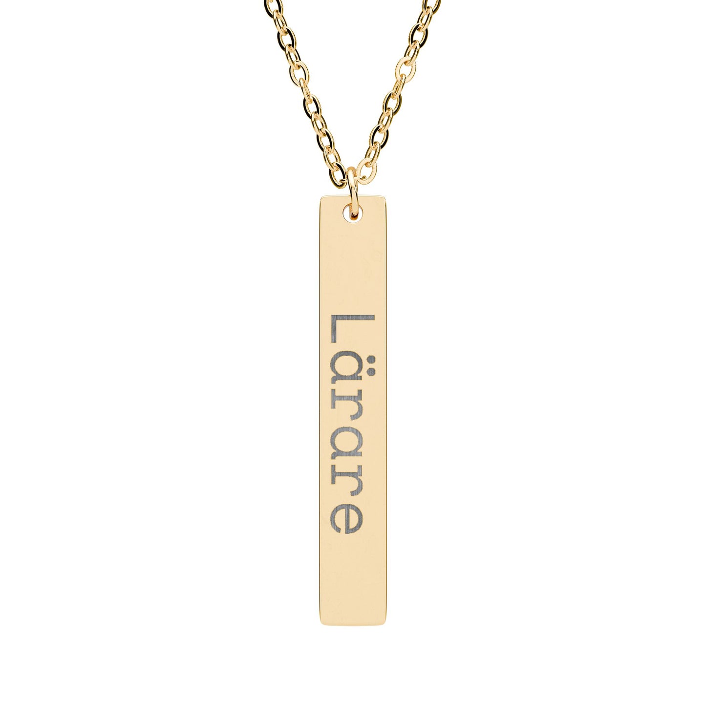 Lärare - Vertikalt stavhalsband