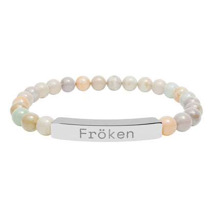 Fröken - Armband med natursten