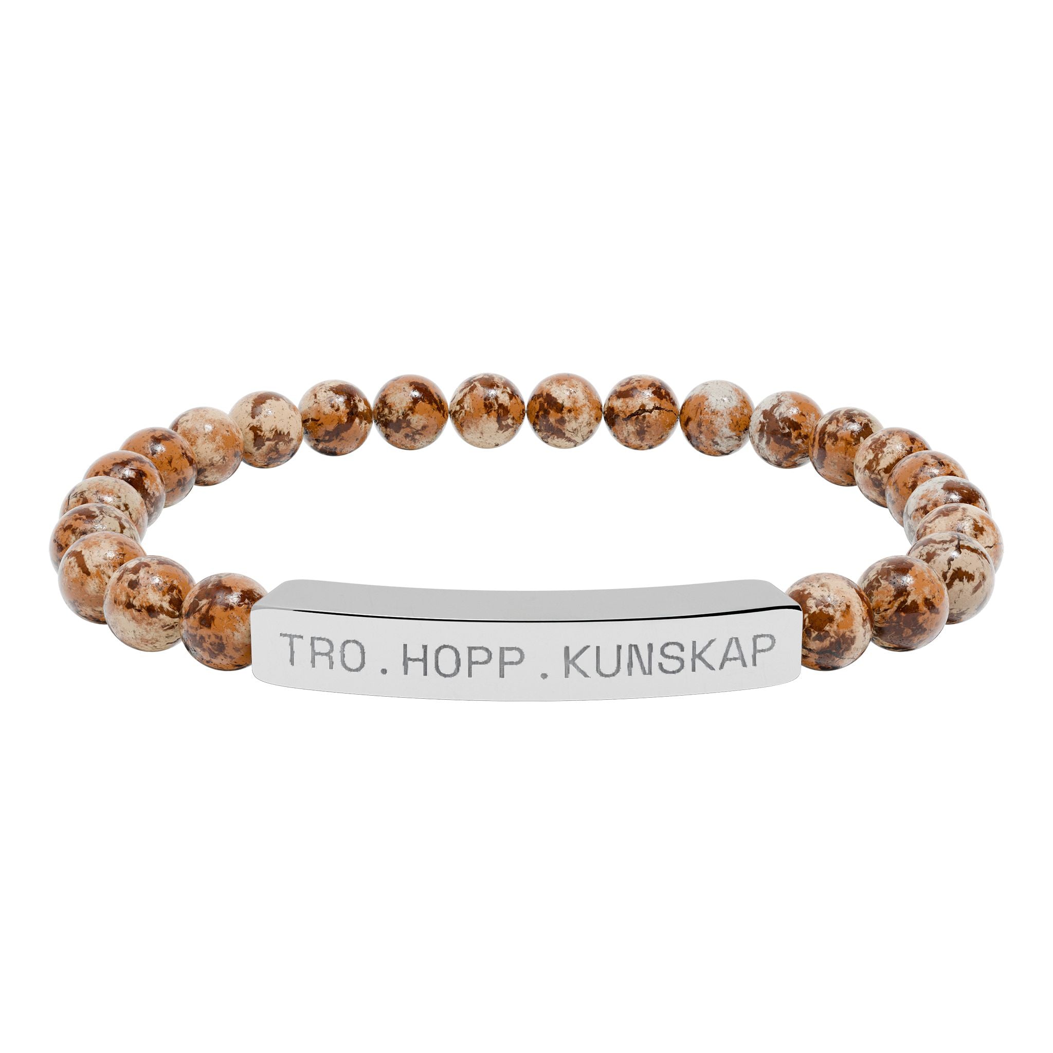 Tro.hopp.kunskap - Armband med natursten