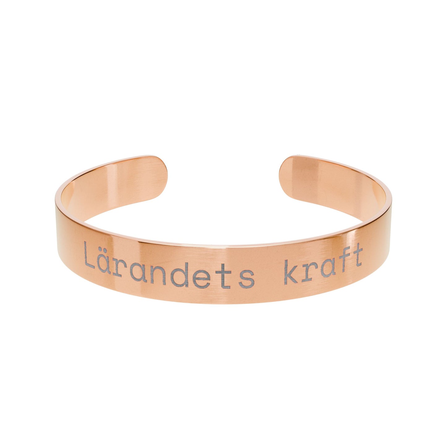 Lärandets kraft - Graverat manschettarmband