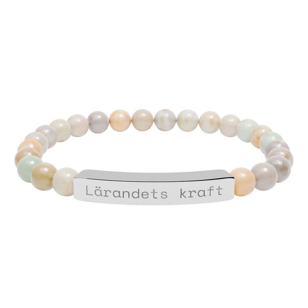 Lärandets kraft - Armband med natursten