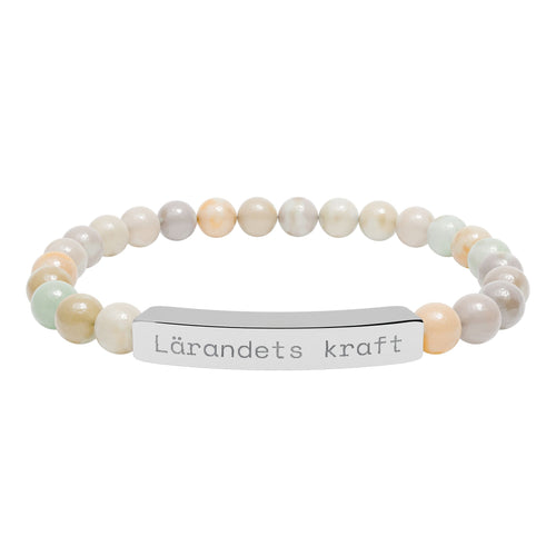 Lärandets kraft - Armband med natursten