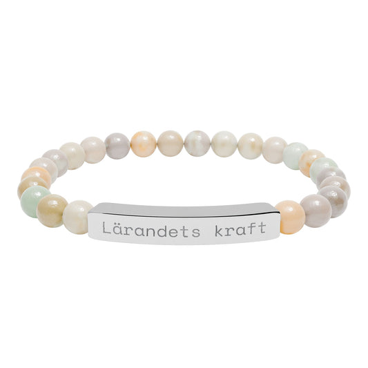 Lärandets kraft - Armband med natursten