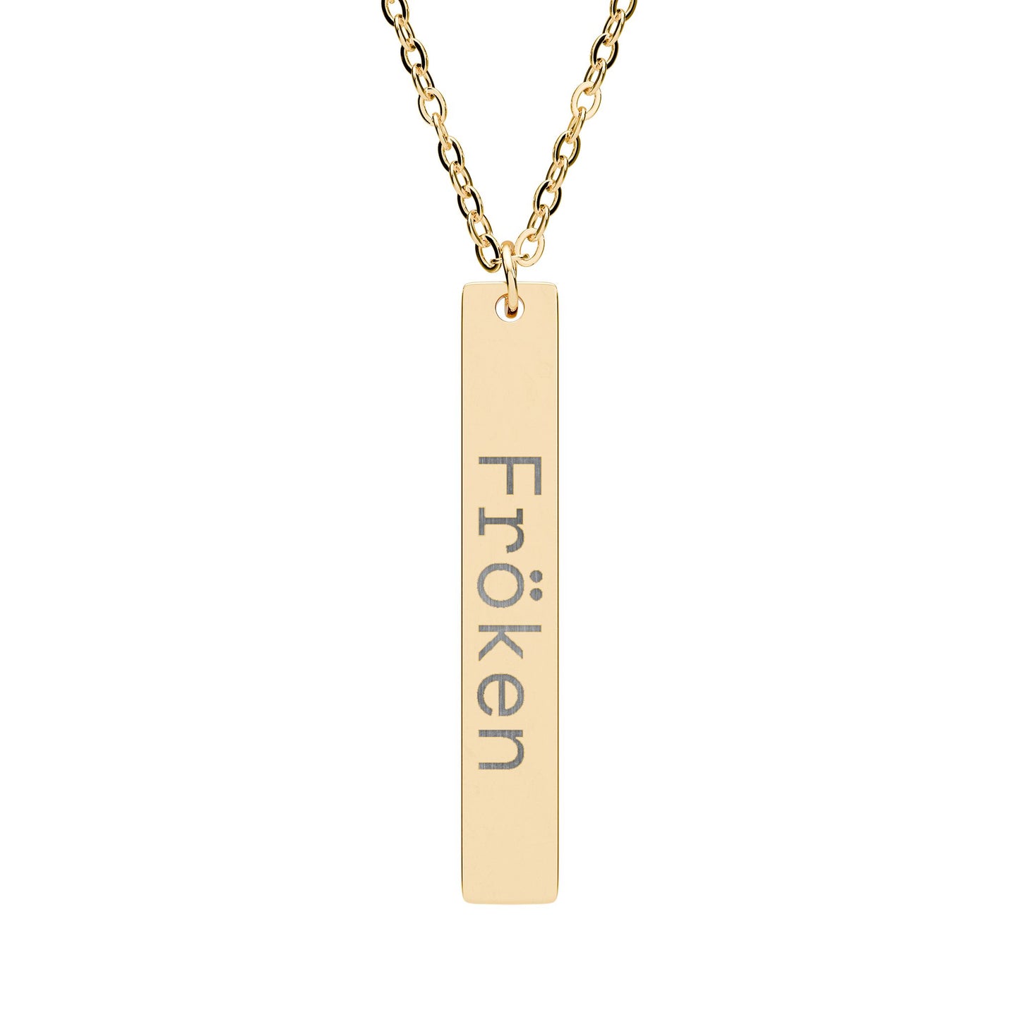 Fröken - Vertikalt stavhalsband