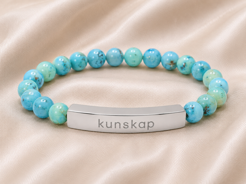 Kunskap - Armband med natursten