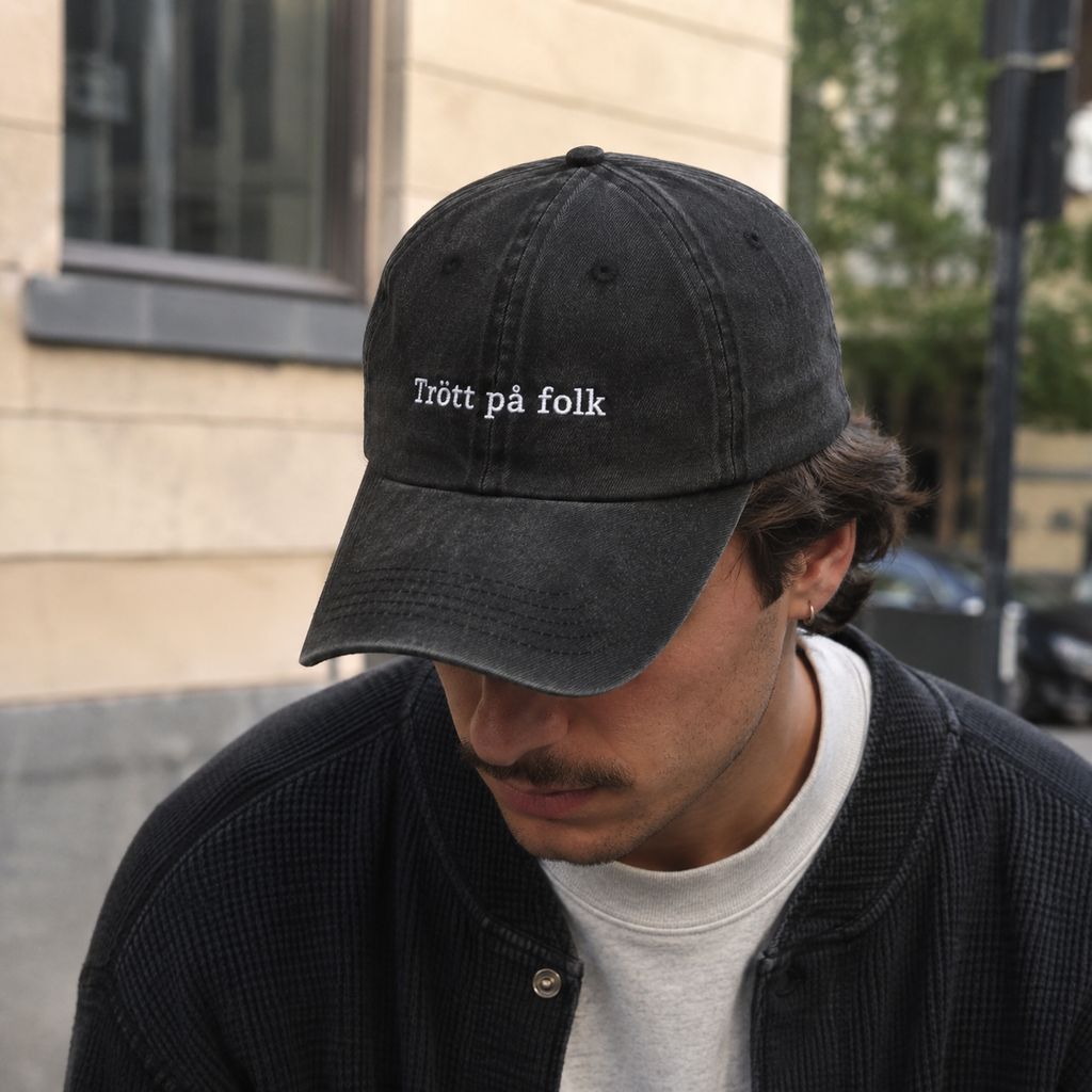 Personlig dad cap med brodyr – keps med valfri text