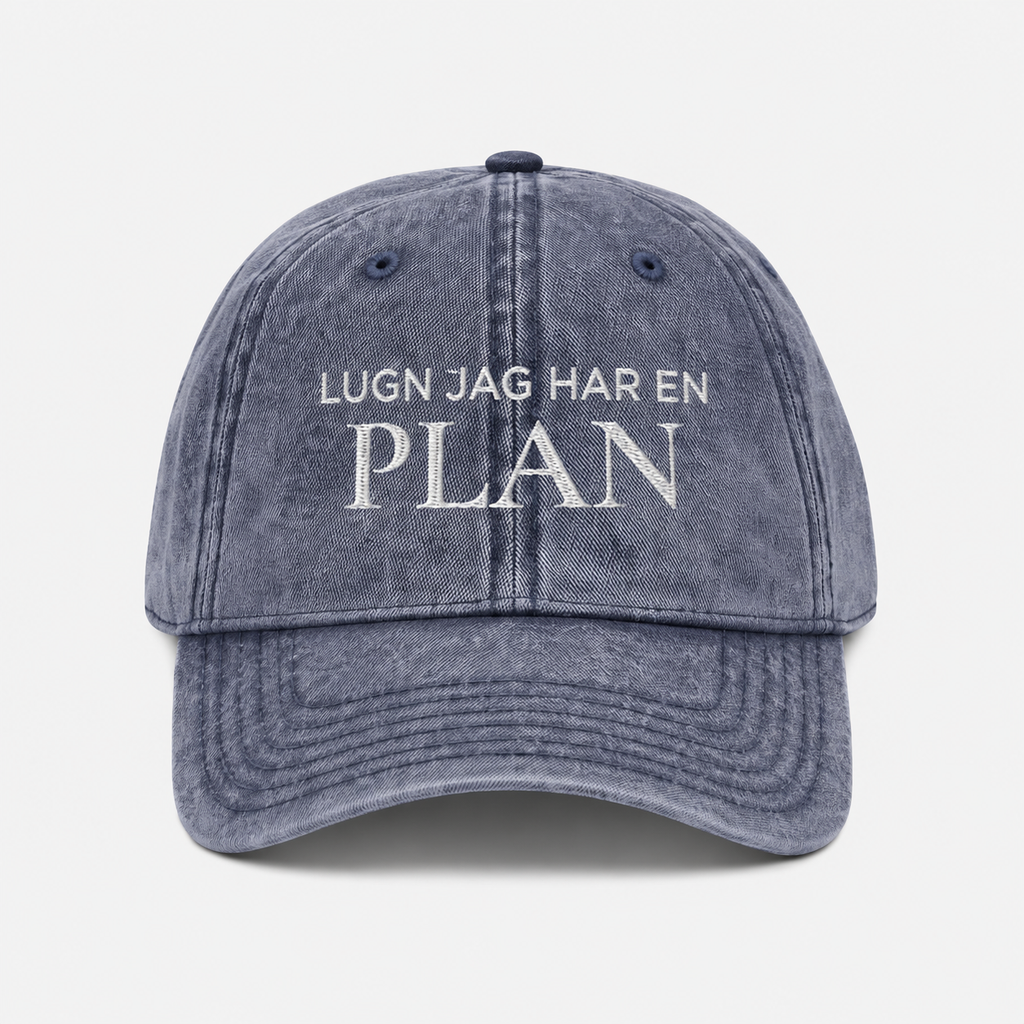 Personlig keps med brodyr – välj egen text