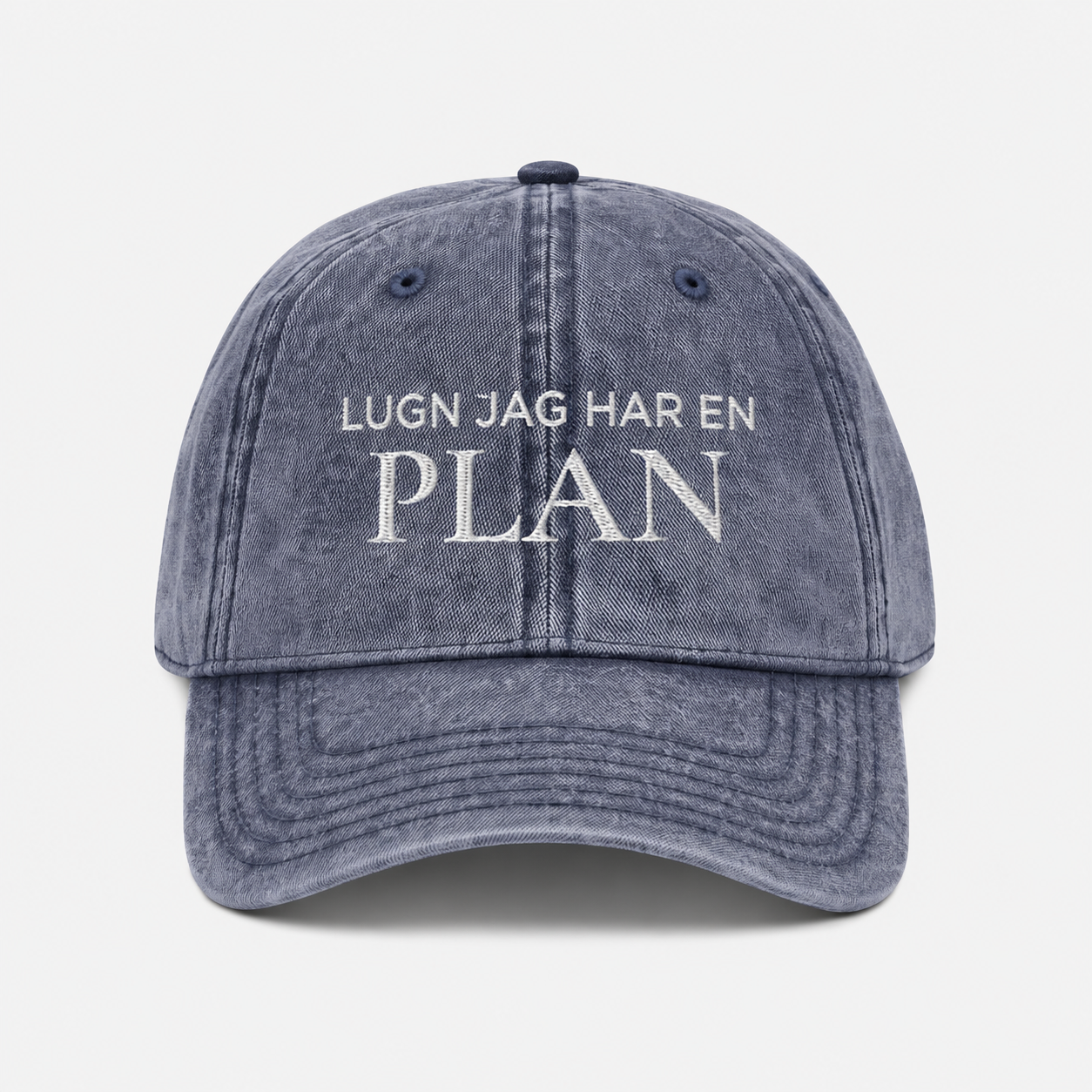 Personlig keps med brodyr – välj egen text