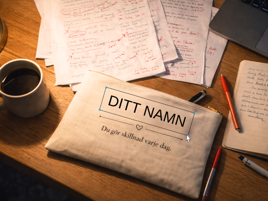 Personligt pennskrin – [Namn] | Du gör skillnad varje dag