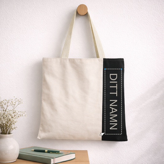 Personlig tygpåse till lärare med namn – modern present till pedagog